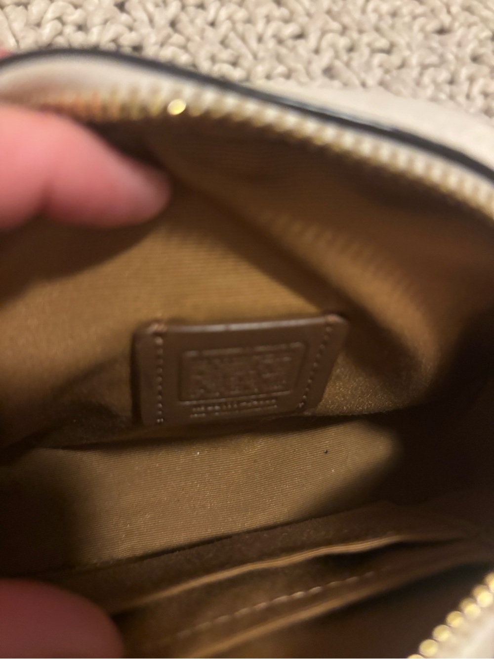 Coach Peanuts Woodstock Mini Serena leather Crossbody Happy Camper Handbag - Picture 13 of 13